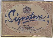 Signature Rare Aged Whisky (label) Device mark 1573484 Trademark