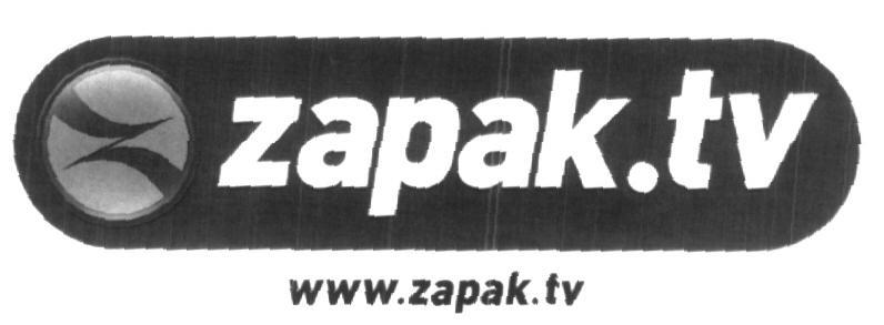 Zapak.tv Www.zapak.tv (label) Device mark 1598004 Trademark