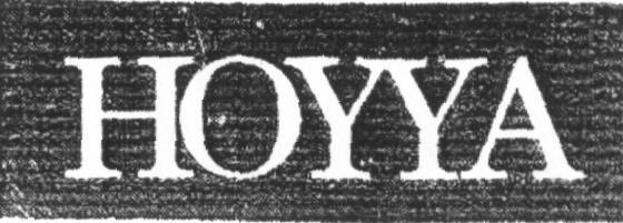 Hoyya (label) Device mark 1602024 Trademark