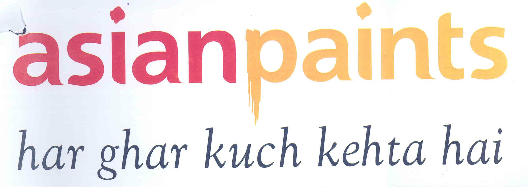 Asian Paints (label) Device mark 1587300 Trademark