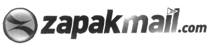 Zapakmail.com (label) Device mark 1601443 Trademark