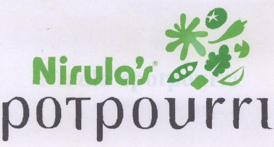 Nirula's Pot Pourri (logo) Device mark 1567953 Trademark