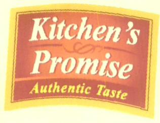 Kitchens Promise (label) Device mark 1612645 Trademark