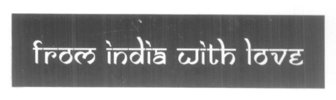From Indian With Love (label) Device mark 1628103 Trademark