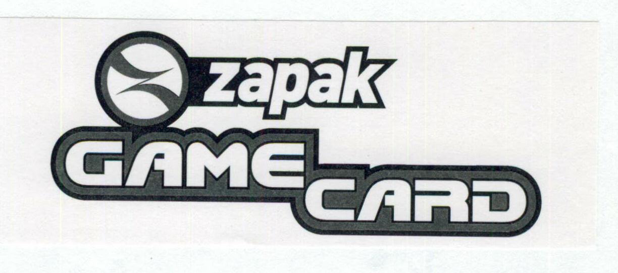 Zapak Game Card (logo) Device mark 1584647 Trademark