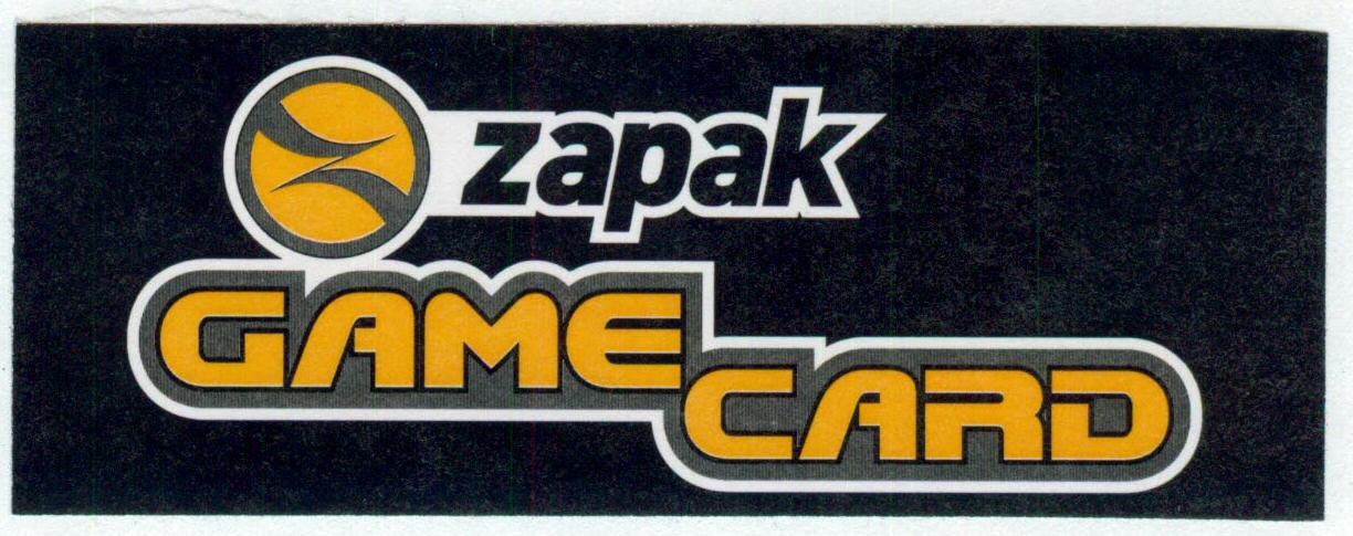 Zapak Game Card (logo) Device mark 1584650 Trademark