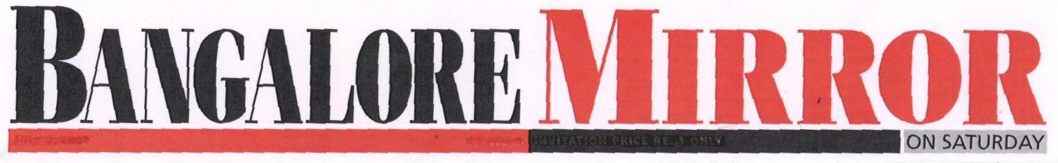 Bangalore Mirror Device mark 1635375 Trademark