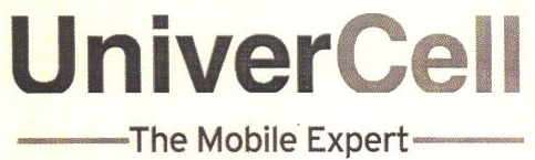 Univercell The Mobile Expert (logo) Device mark 1584525 Trademark