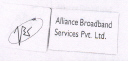 Alliance Broadband Pvt. Ltd. (label) Device mark 1651629 Trademark