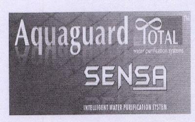 Aquaguard Total Sensa Device mark 1634111 Trademark