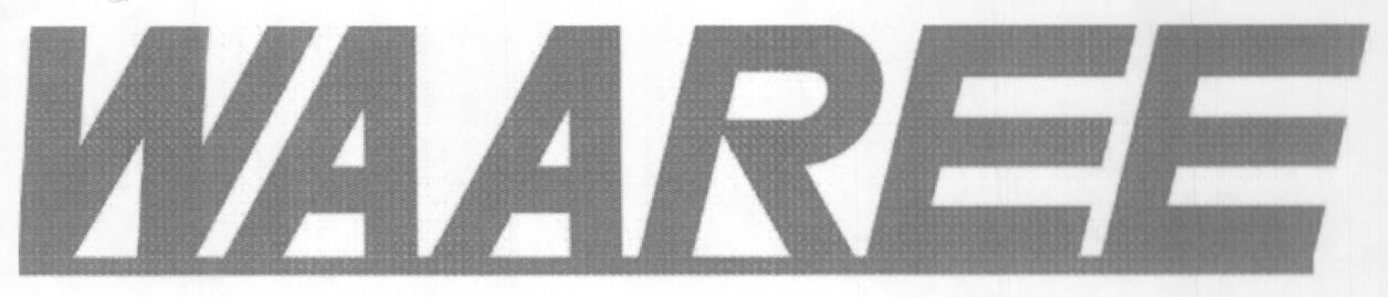 Waaree (label) Device mark 1628460 Trademark