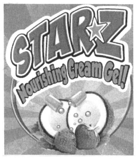 Starz Nourishing Cream Gel! (device Of Star) Device mark 1601006 Trademark