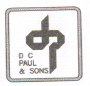 D.c.paul & Sons (logo) Device mark 1689611 Trademark