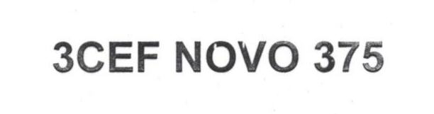 3cef Novo 375 (label) Device mark 1688962 Trademark
