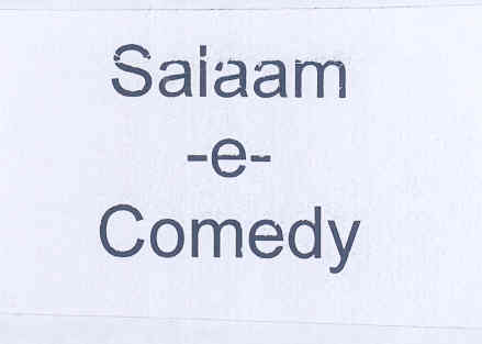 Salaam -e- Comedy (label) Device mark 1704188 Trademark
