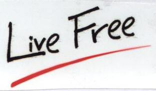 Live Free With Label Device mark 1704547 Trademark