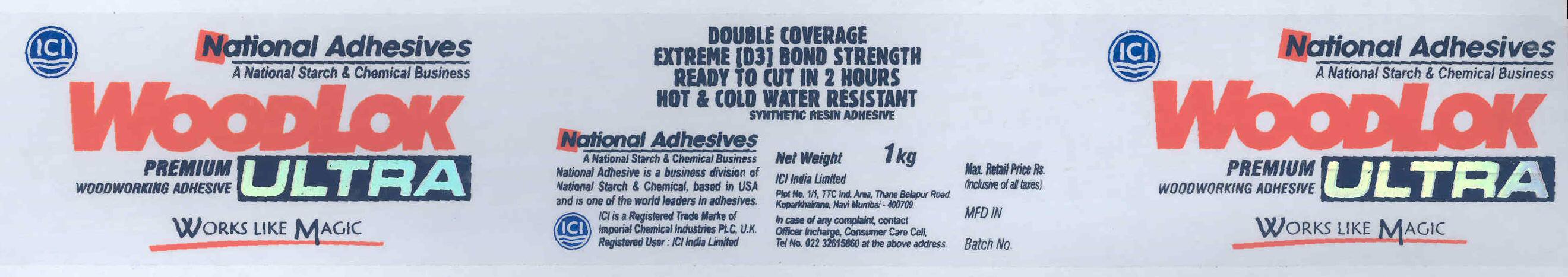 Ici Woodlok Ultra Premium (label) Device mark 1730115 Trademark