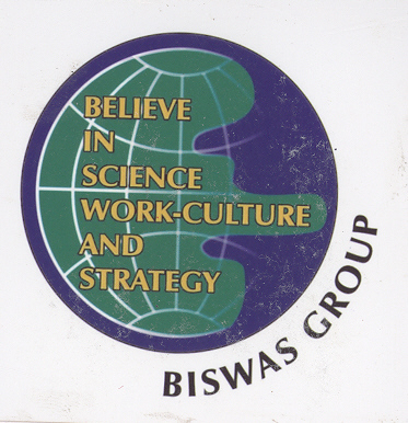 Biswas Group, Believe In Science Work - Culture And Strategy, Device Of Globe (label) Device mark 1735672 Trademark
