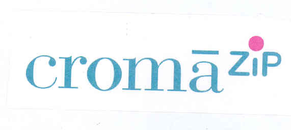 Croma Zip (label) Device mark 1745874 Trademark