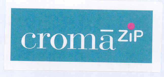 Croma Zip (label) Device mark 1745892 Trademark
