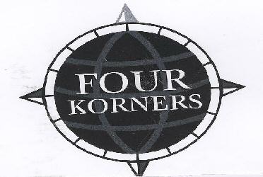 Four Korners With Label Device mark 1743562 Trademark