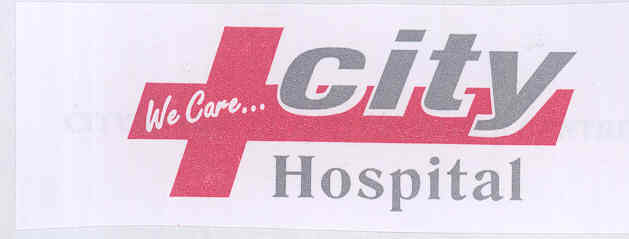 We Care City Hospital (label) Device mark 1765408 Trademark