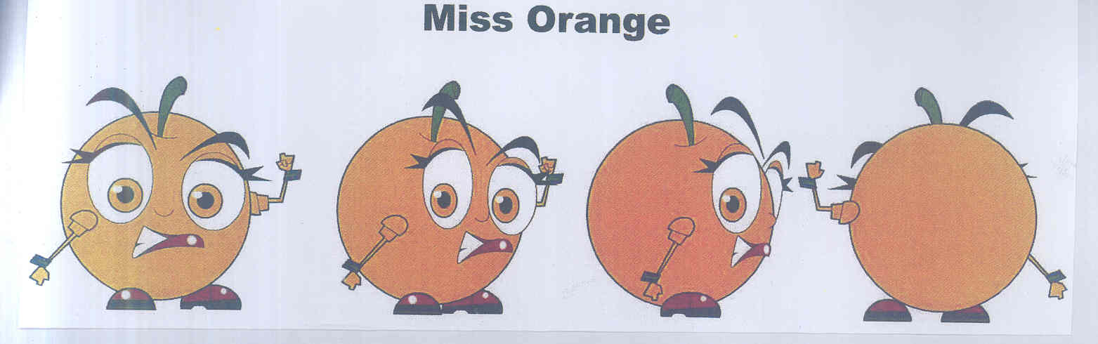 Miss Orange (label) Device mark 1766497 Trademark