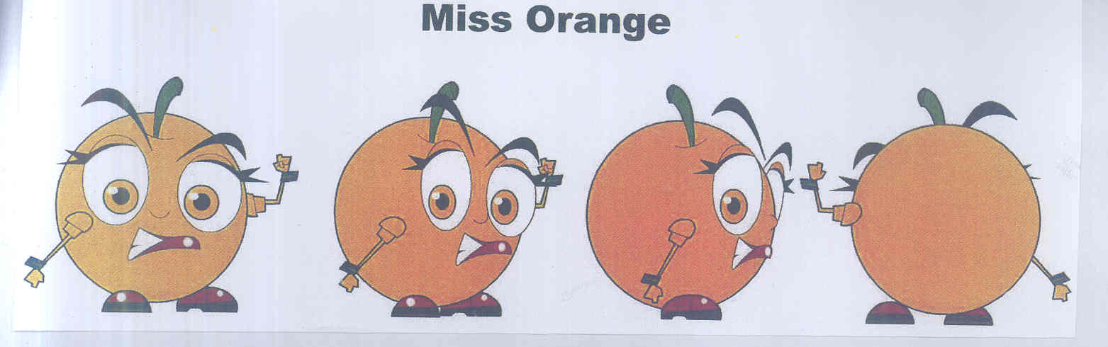 Miss Orange (label) Device mark 1766498 Trademark