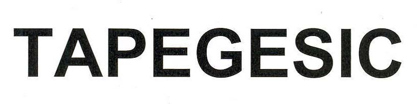 Tapegesic Device mark 1774721 Trademark