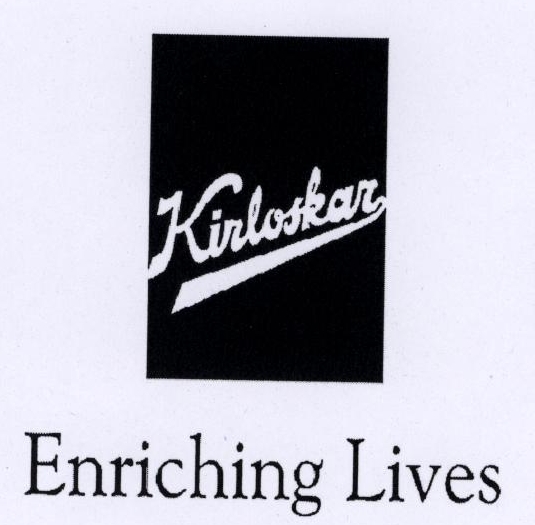 Kirloskar Enriching Lives (label) Device mark 1783541 Trademark