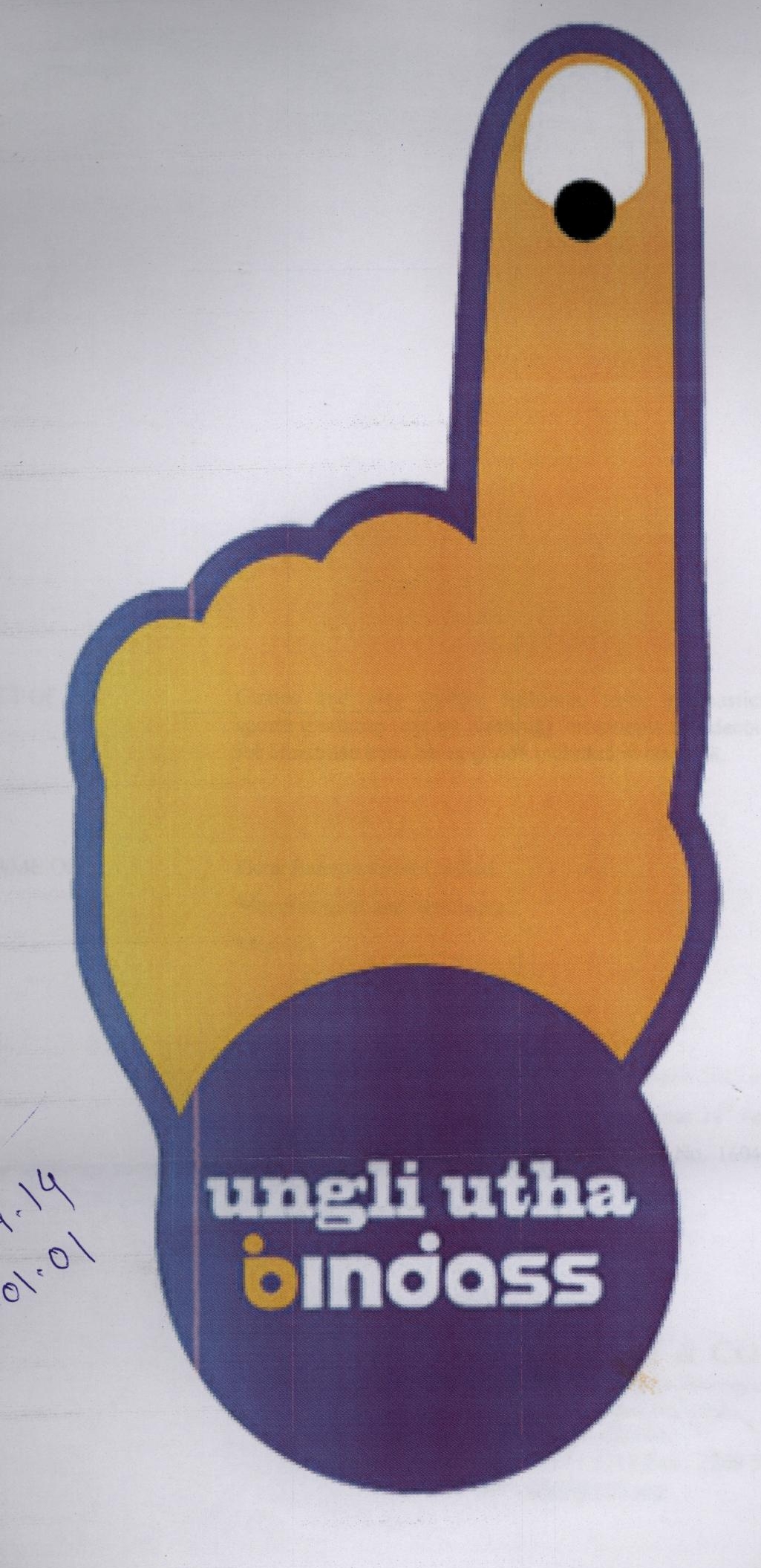 Ungli Utha Bindass ( Label ) Device mark 1792277 Trademark