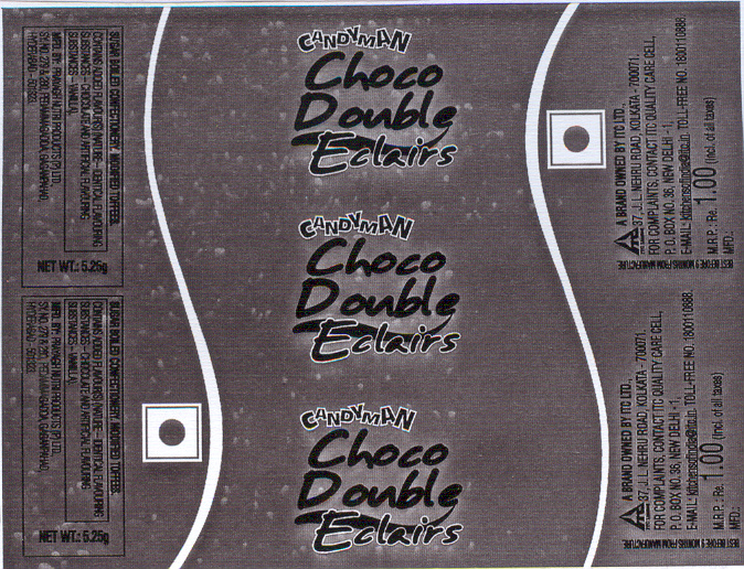 Choco Double Eclair (label) Device mark 1796916 Trademark