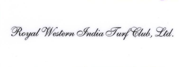 Royal Western India Turf Club, Ltd (label) Device mark 1685074 Trademark