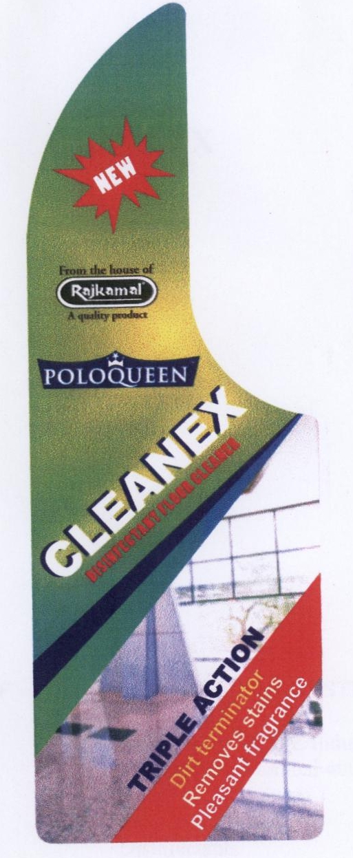 Polo Queen Cleanex Disinfectant Floor Cleaner (device) Device mark 1804752 Trademark