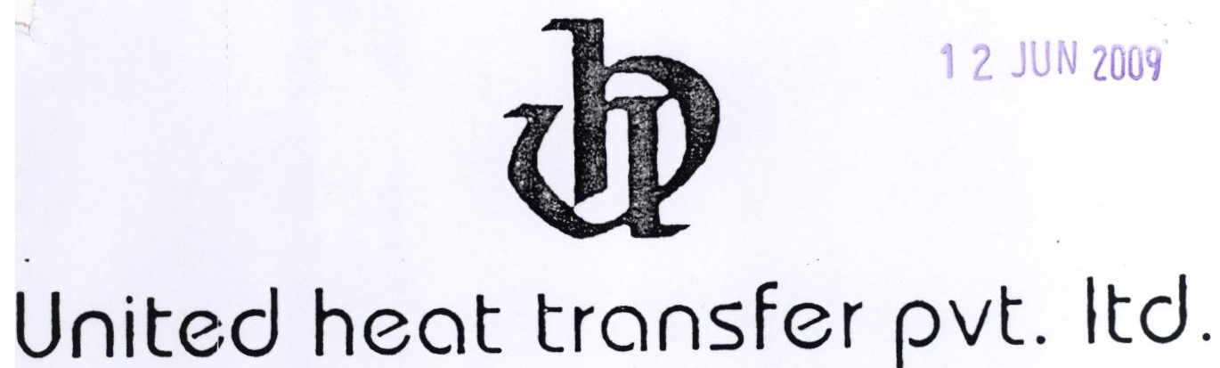 United Heat Transfer Pvt. Ltd. Device mark 1828489 Trademark