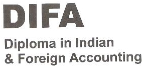 Difa, Diploma In Indian & Foreign Accounting Device mark 1855131 Trademark