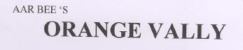 Aar Bee's Orange Vally Device mark 1931052 Trademark