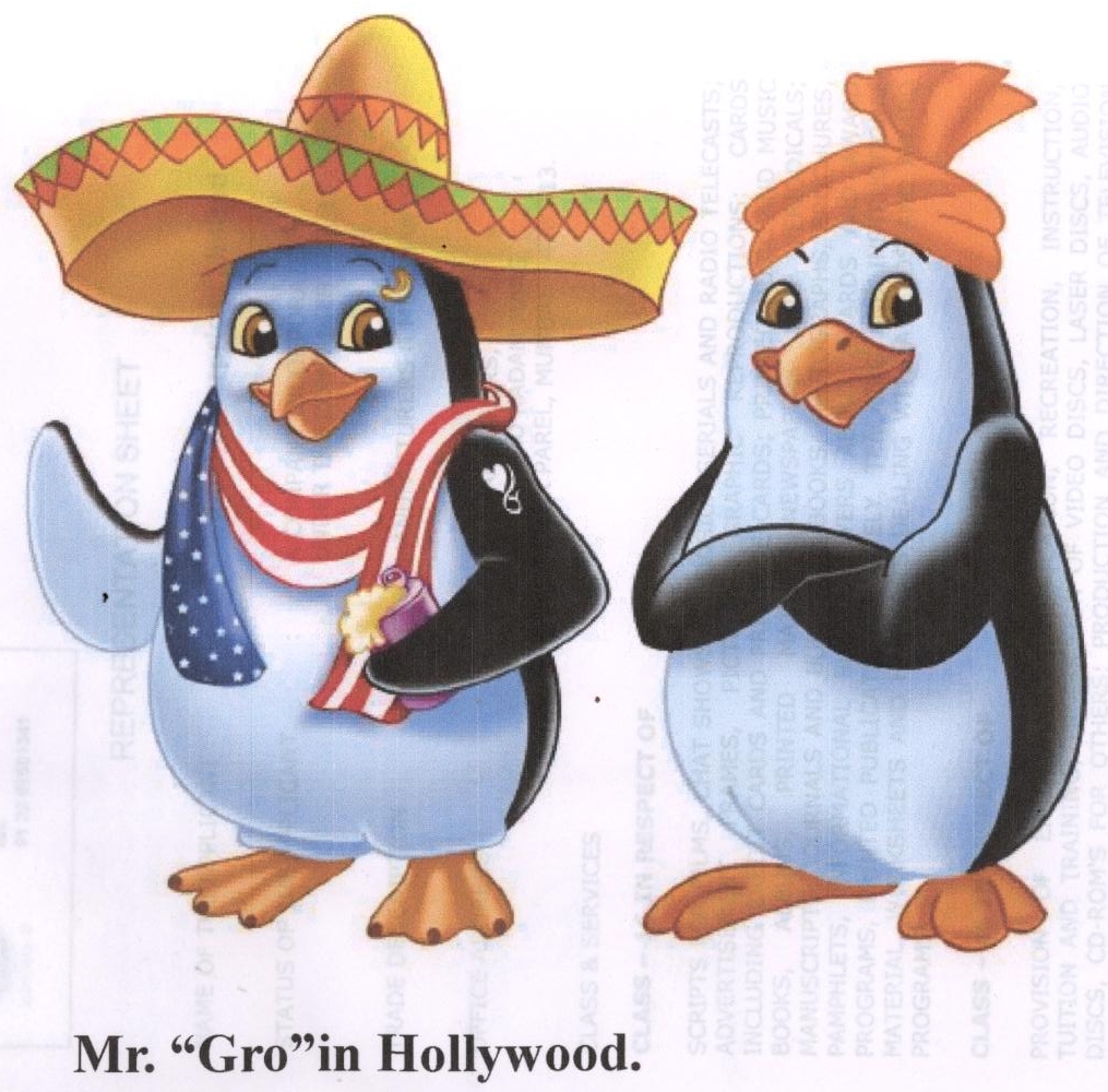 Mr."gro" In Hollywood Device mark 1893330 Trademark
