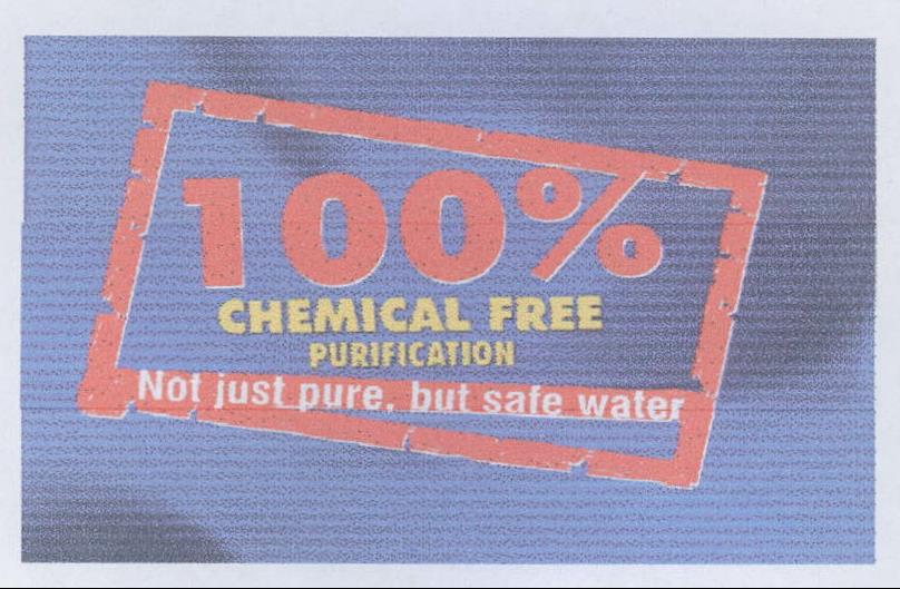 100%chemical Free Prurification Not Just Pure, But Safe Water Device mark 1984021 Trademark