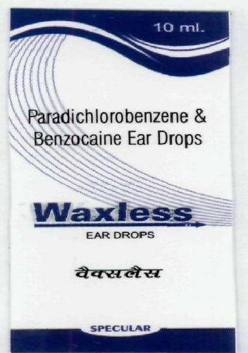 Waxless Ear Drops Device mark 1971794 Trademark