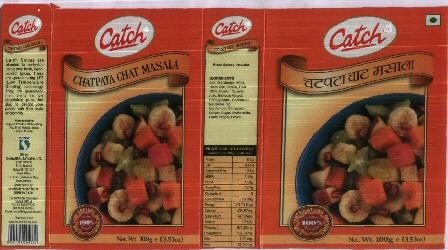 Catch Chatpata Chat Masala With Label Device mark 2063711 Trademark