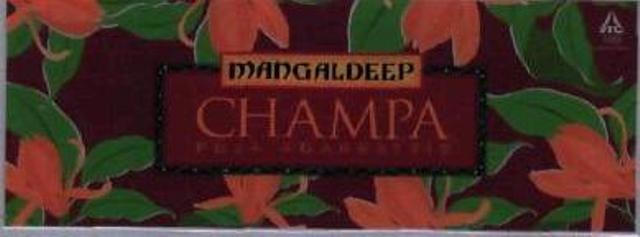 Mangaldeep Champa Puja Agarbattis Device mark 2088991 Trademark
