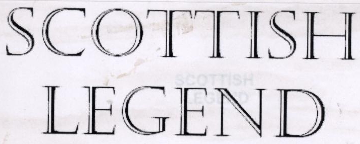 Scottish Legend Device mark 1865741 Trademark
