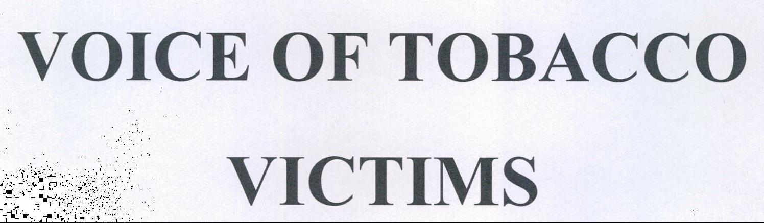 Voice Of Tobacco Victims Device mark 2159311 Trademark