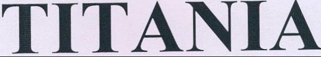 Titania Device mark 2163516 Trademark