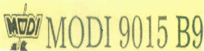 Modi 9015 B9 (label) Device mark 2234172 Trademark