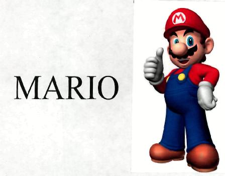 Mario (logo) Device mark 2204543 Trademark