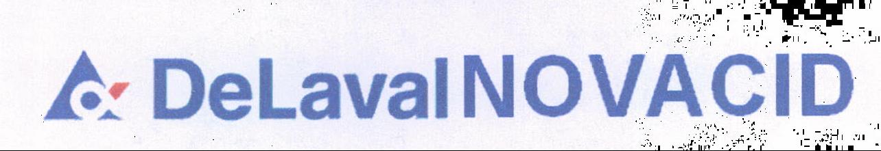 Delaval Novacid Device mark 2202513 Trademark
