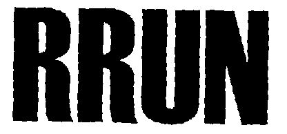 Rrun (letter Written In Heavy Character) Device mark 1569260 Trademark