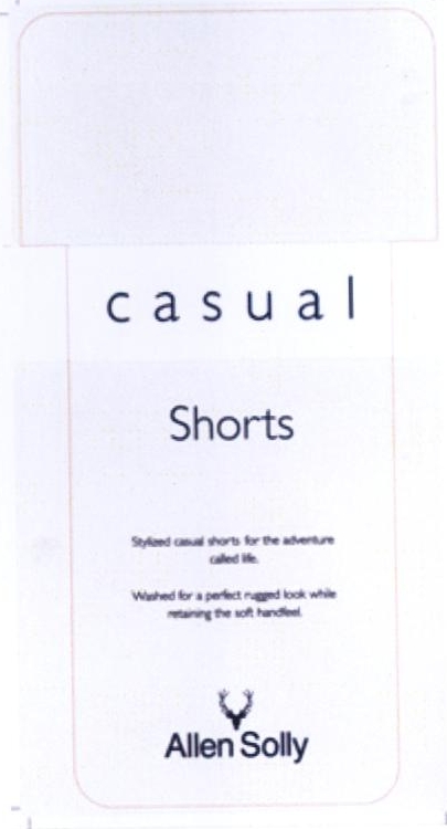 Casual Shorts Allen Solly Device mark 2244985 Trademark